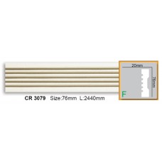 Декоративный молдинг из полиуретана CR 3079 (2.44м)*